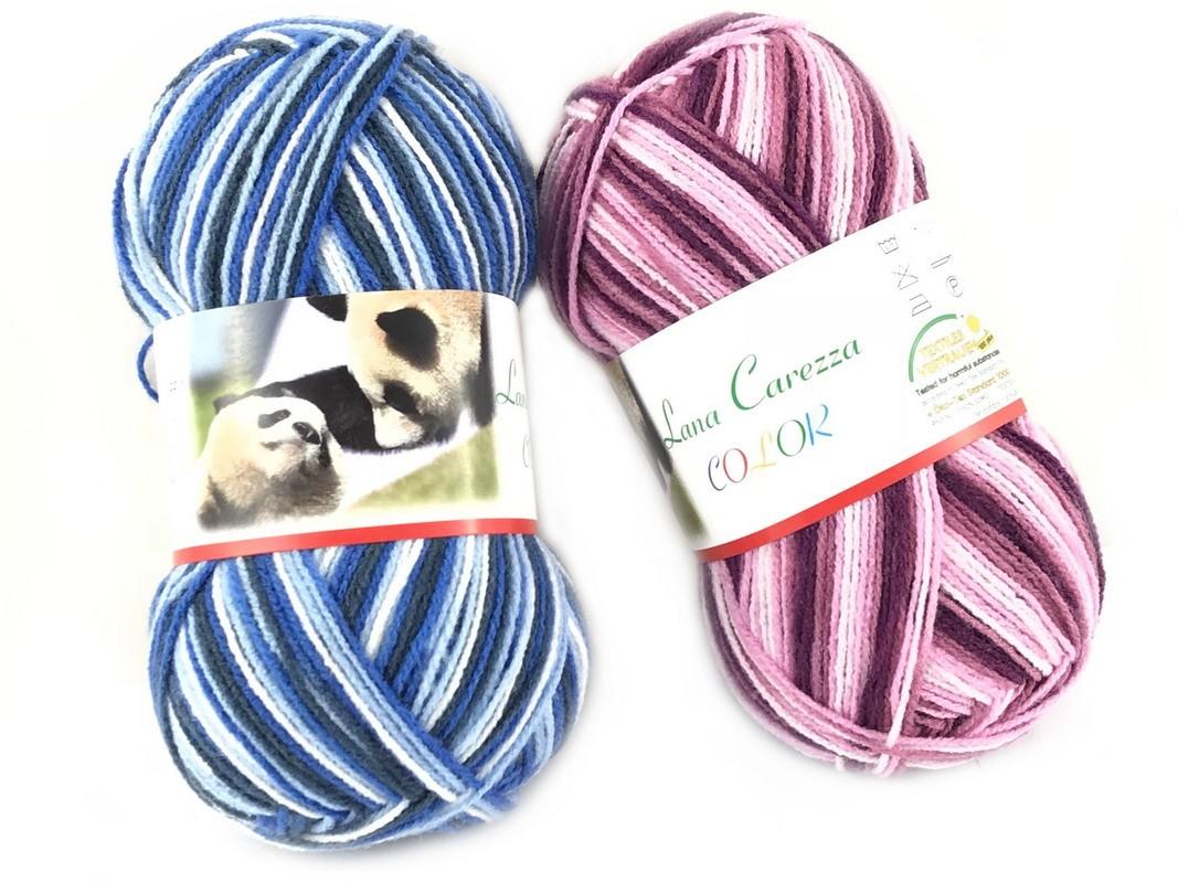 CAREZZA COLOR
80GR, 100% Microfibra Tre Sfere