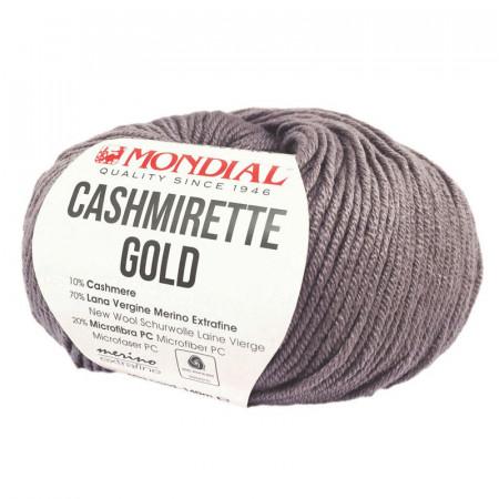 CASHMIRETTE GOLD
70% Lana Vergine Merino Extrafine 20% Microfibra PC 10% Cashmere
-50 gr- Mondial Lana