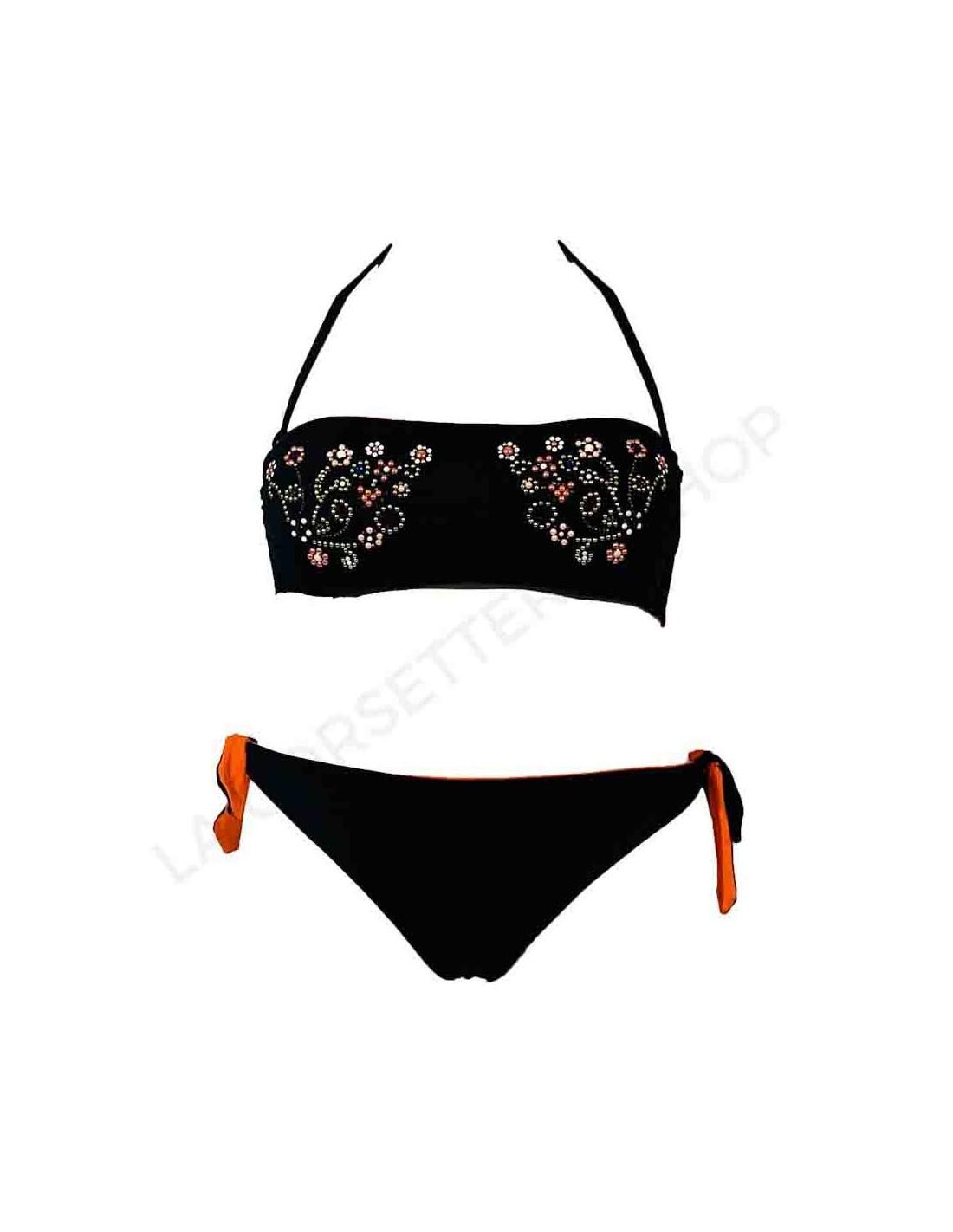 FASCIA ESTR + SLIP ANNODATO Verdissima Bikini Fascia