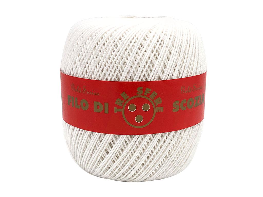 FILO DI SCOZIA N.5-8-12-16  PURO COTONE 100%
GOMITOLO DA 100 GR Tre Sfere