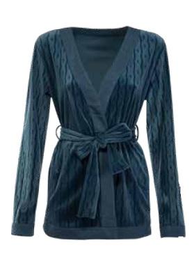 GIACCA Verdissima giacca corta sciallata donna