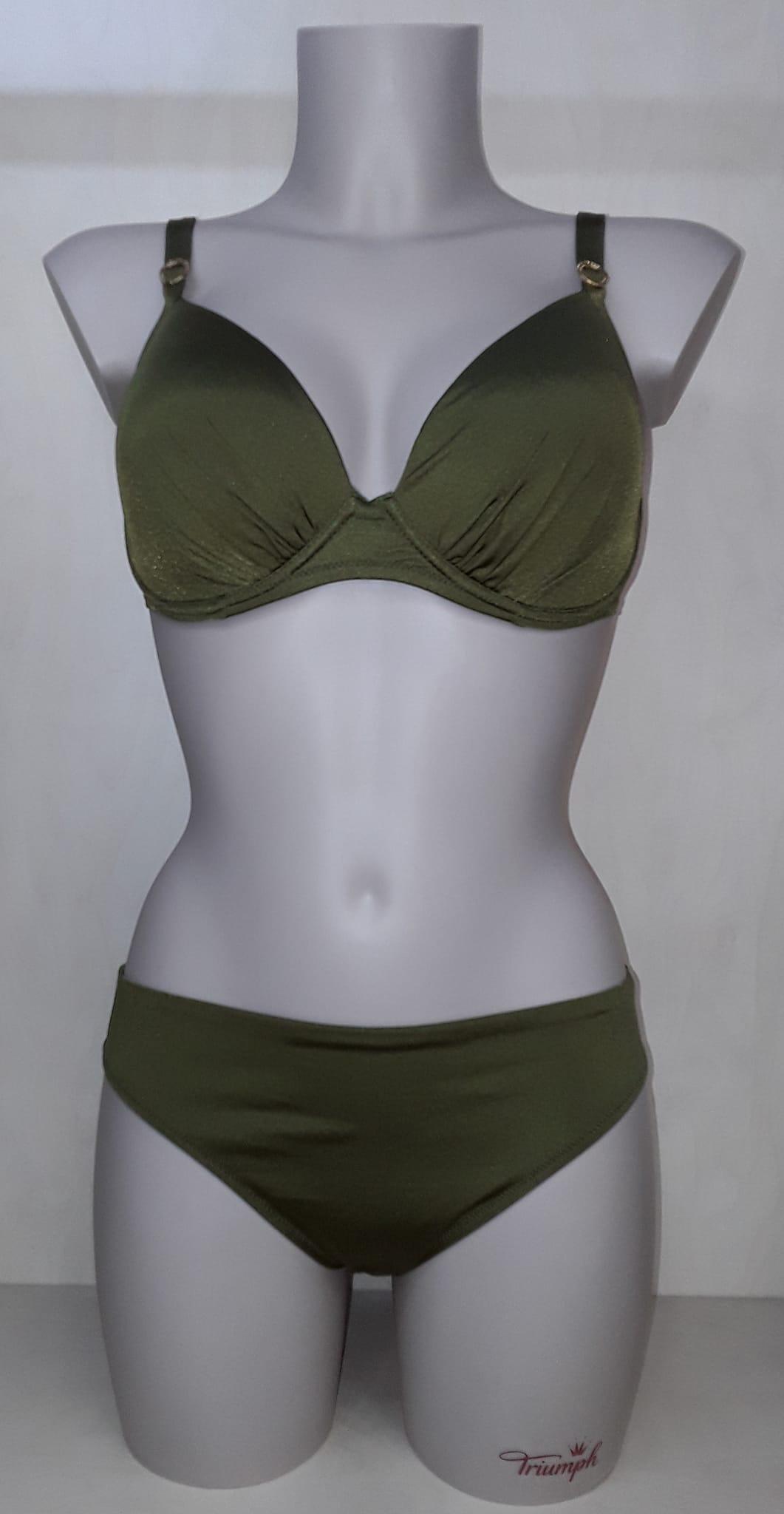 COPPA COMFORT D + SLIP MEDIO VerdeVeronica costume donna