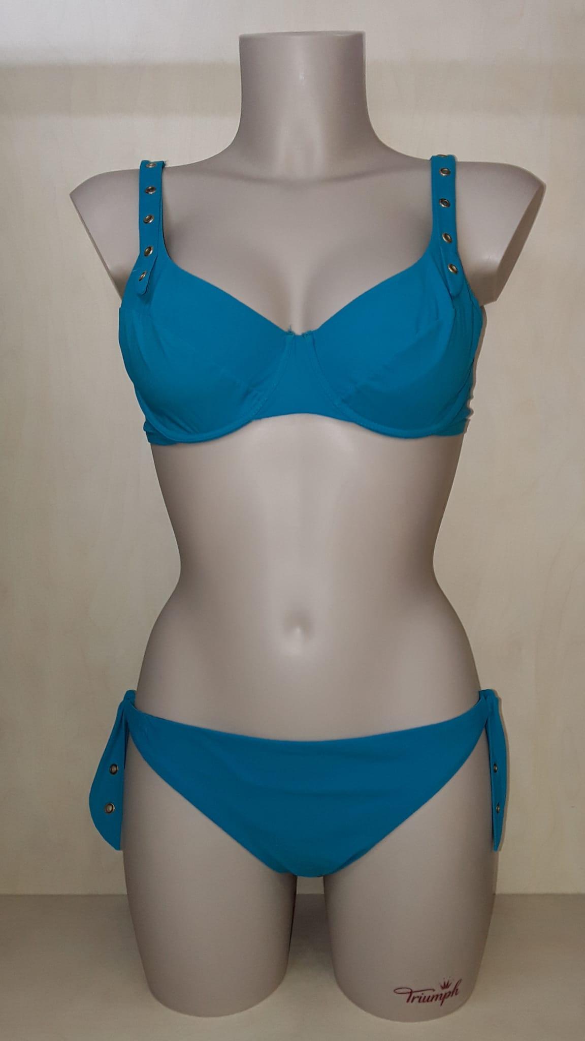 FERRETTO + SLIP ANNODATO VerdeVeronica costume donna