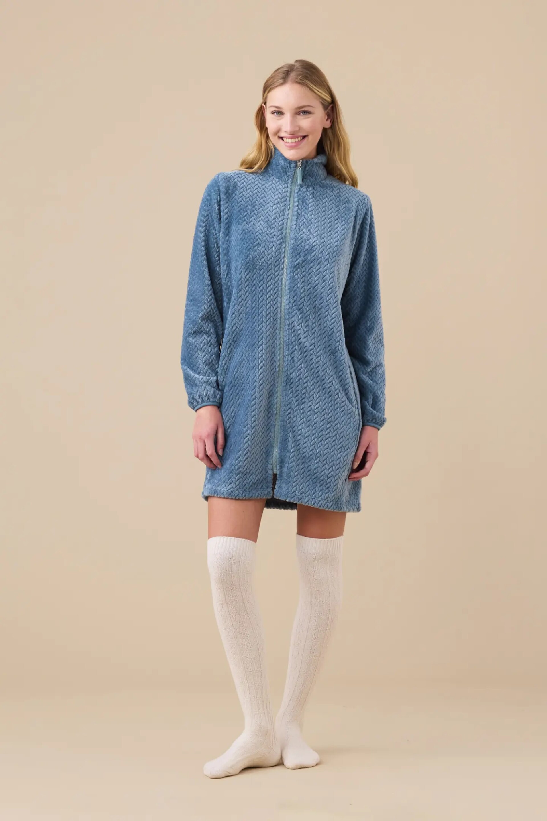 Vestaglia Donna Coral Fleece Noi Di Notte Vestaglia Donna