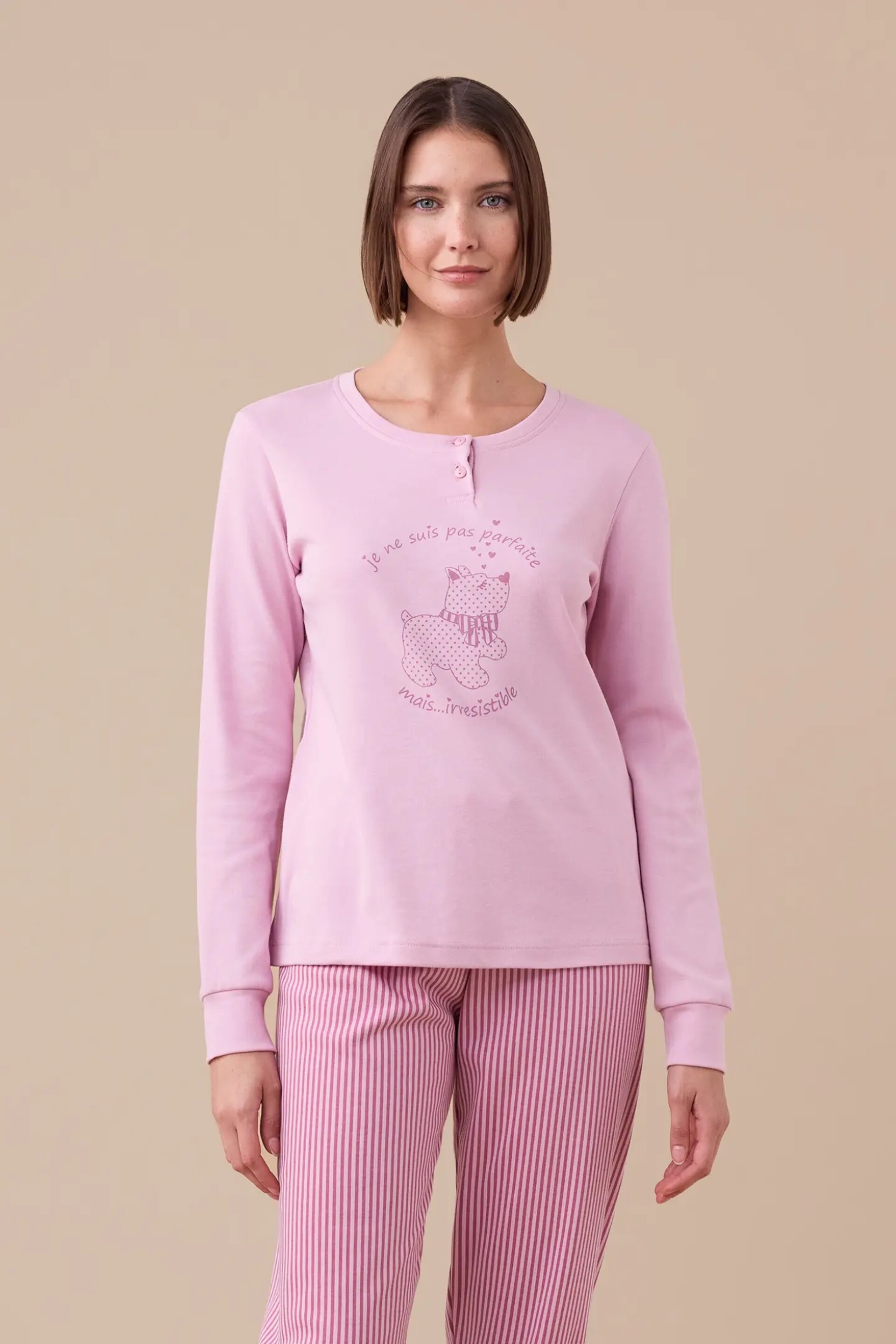 Pigiama Donna Caldo Cotone Noi Di Notte pigiama donna