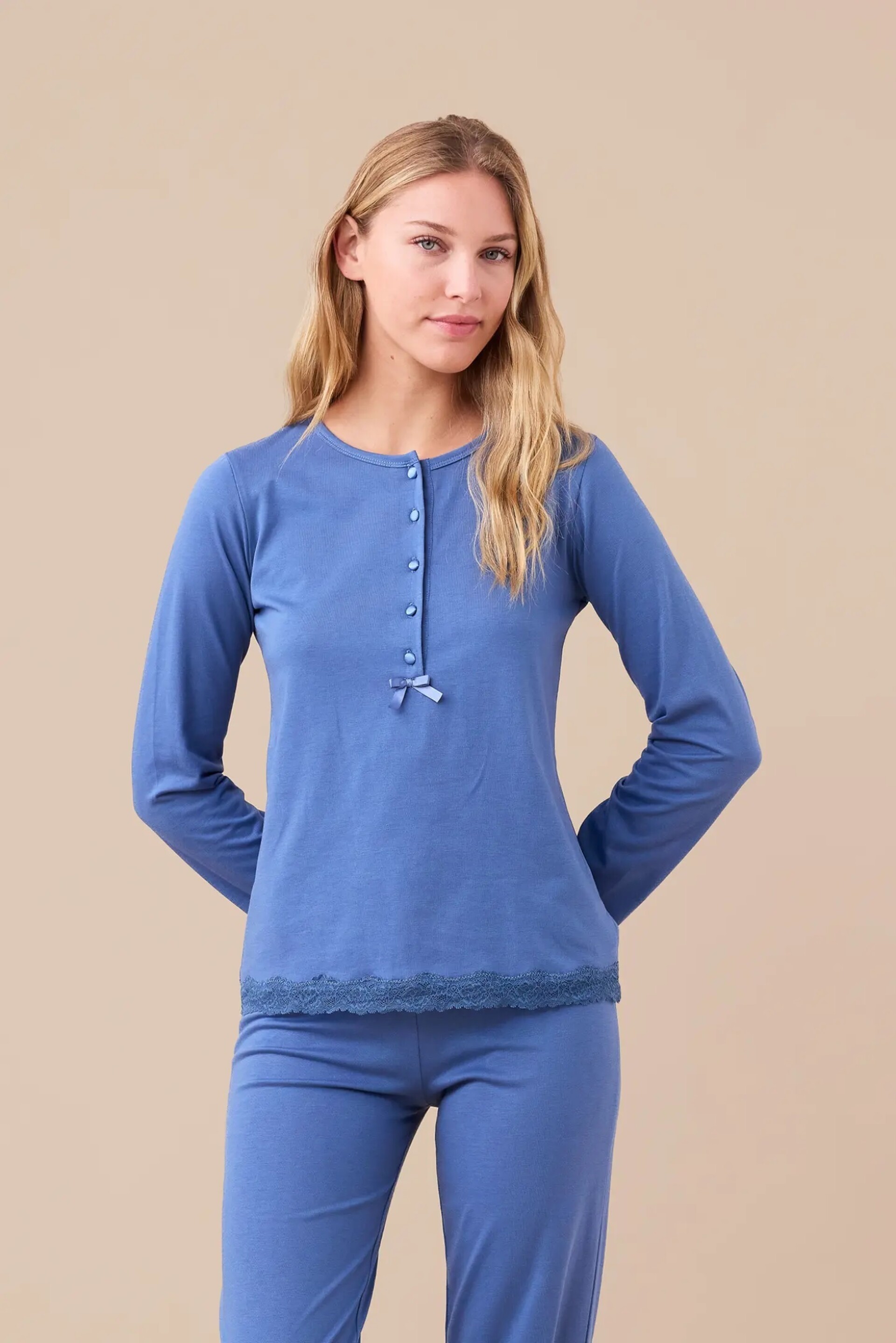 Pigiama Donna Plus Jersey Noi Di Notte Pigiama