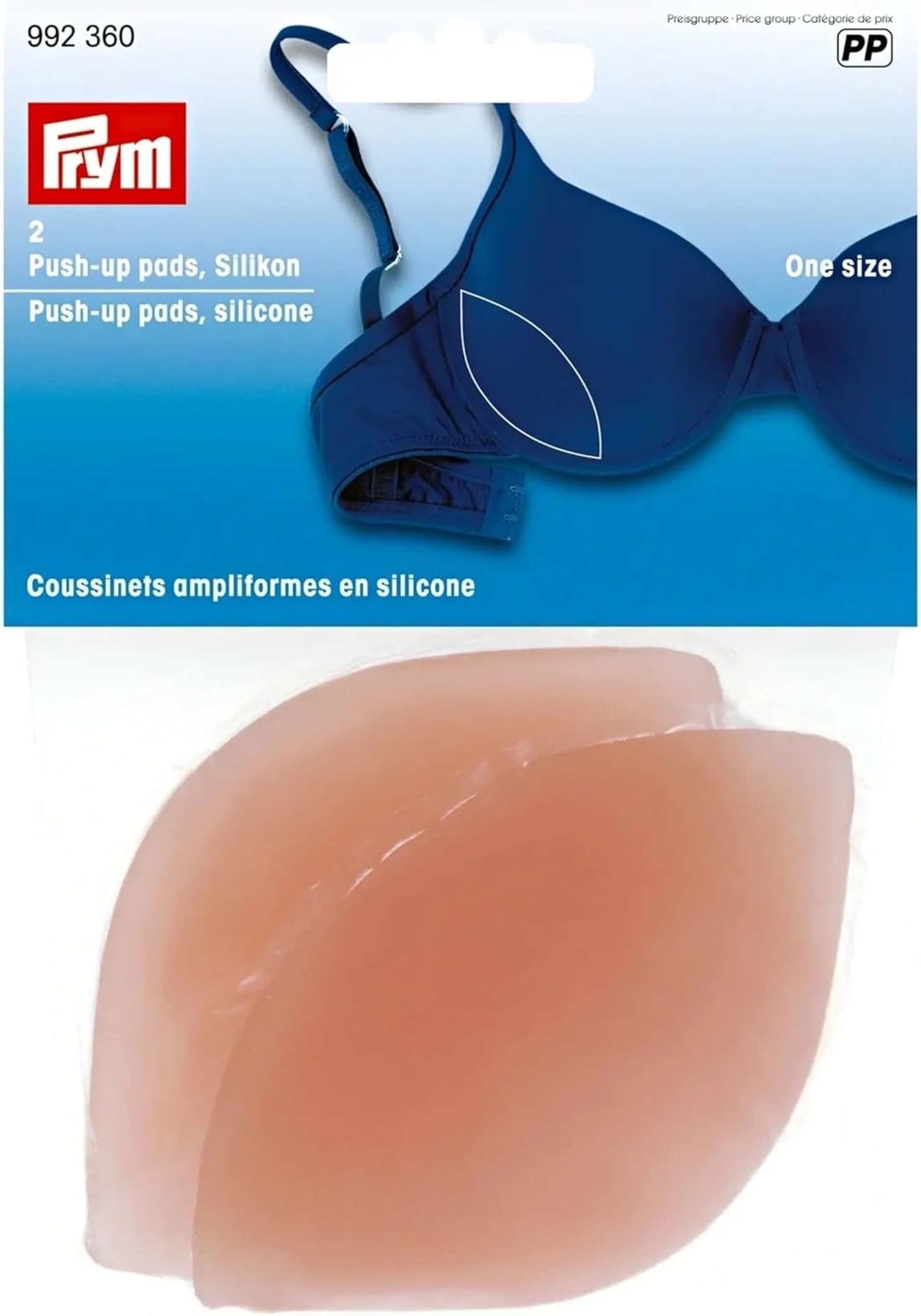 Rinforzi push-up in silicone misura unica nudo Prym rinforzi push-up