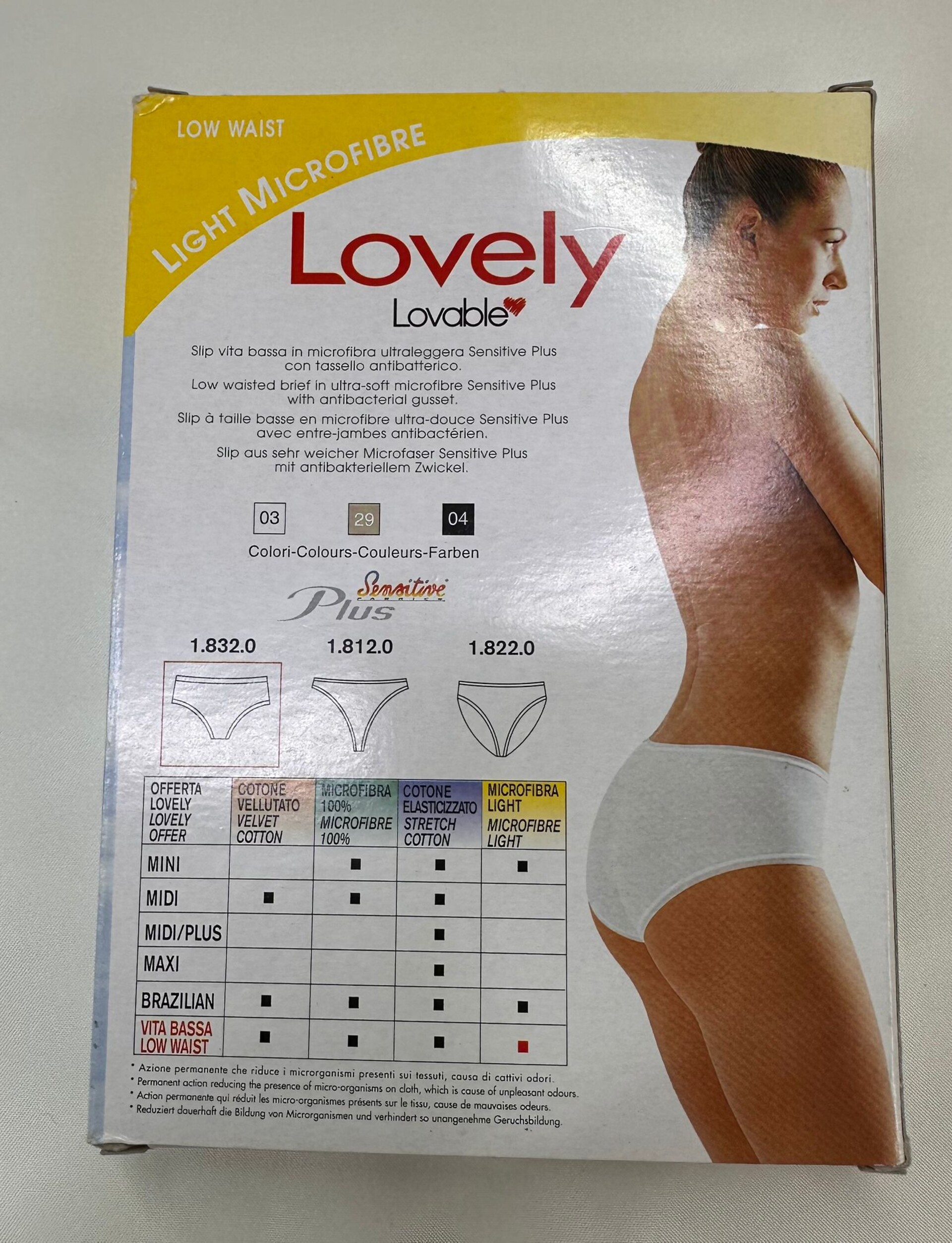TRIPACK MICROFIBRA LIGHT (Nr) Lovable Slip