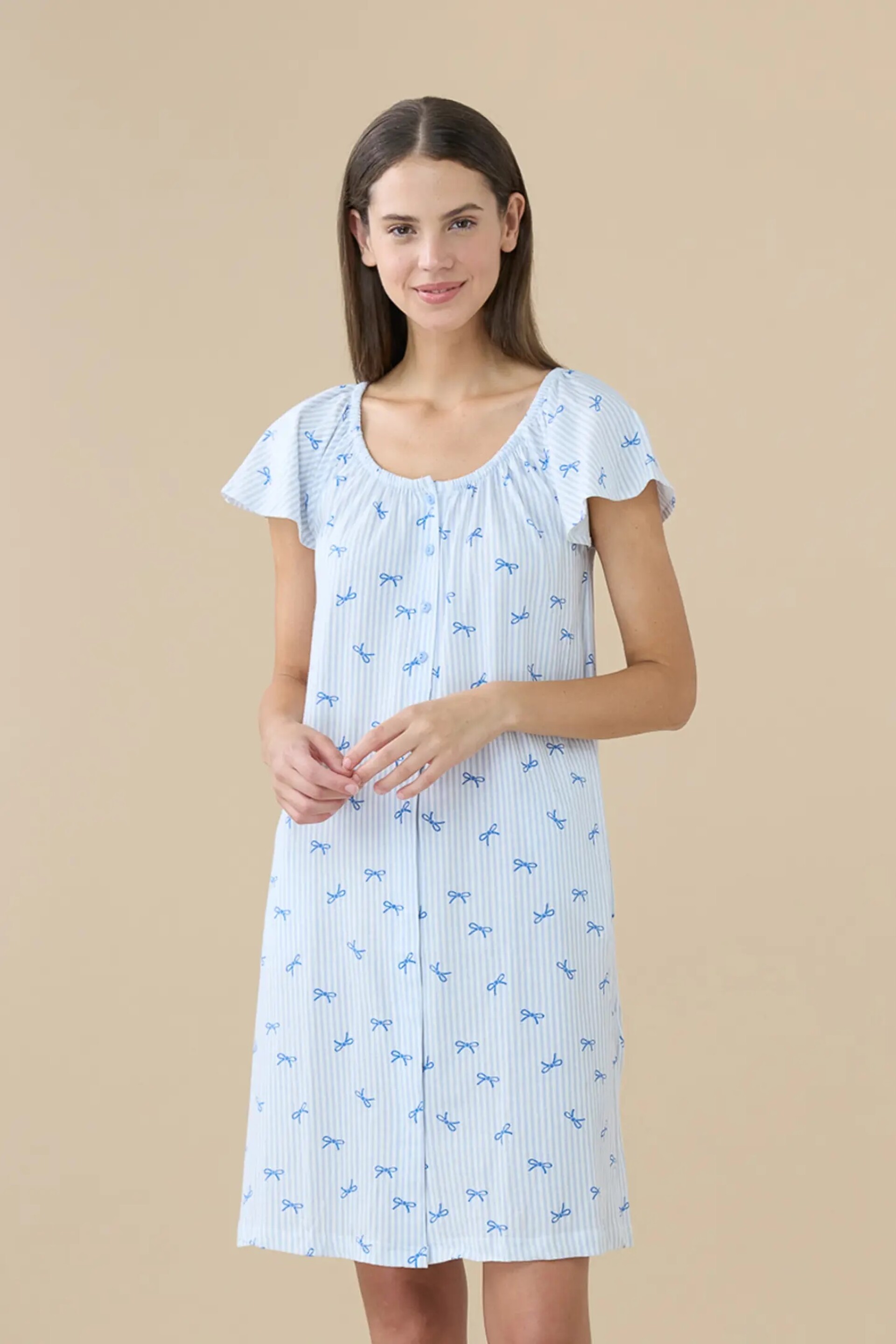 Camicia da Notte Donna Noi Di Notte Camicia Da Notte MC