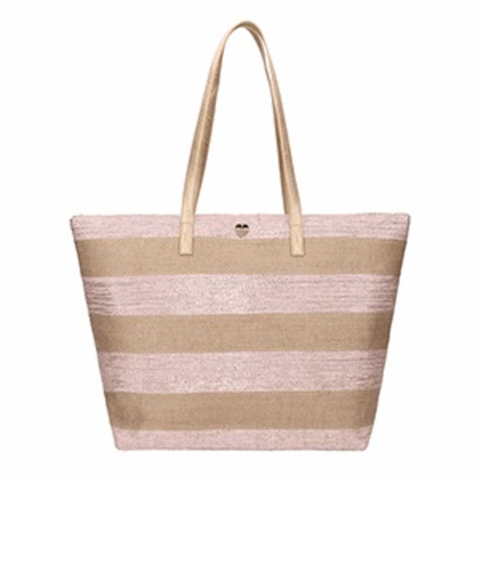 BORSA IN JUTA CON RIGA LUREX 53X35X15 CM Mirage Borsa
