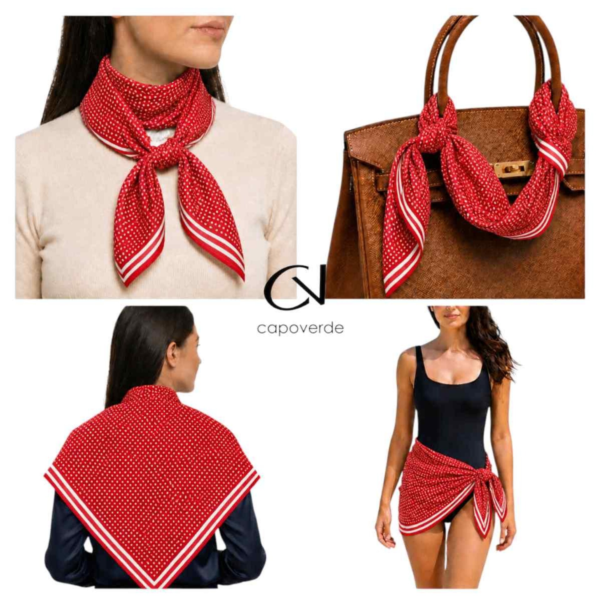 FOULARD DONNA IN SETA Capoverde foulard