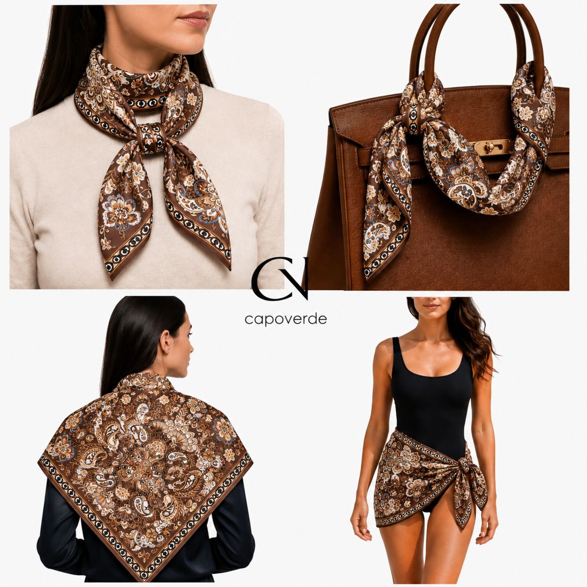 FOULARD DONNA IN SETA Capoverde foulard