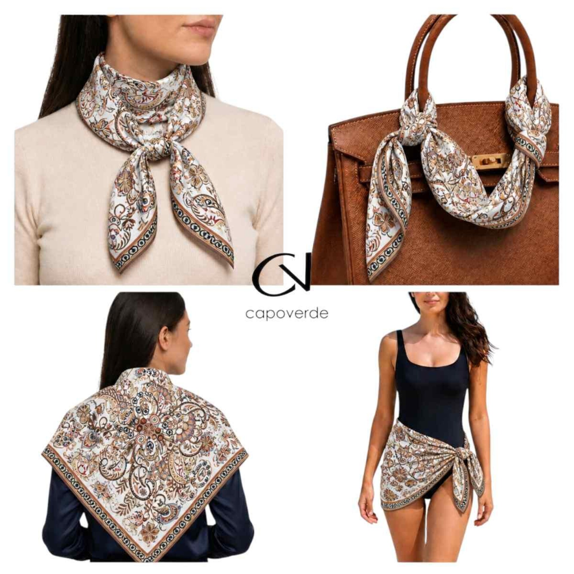 FOULARD DONNA IN SETA Capoverde foulard