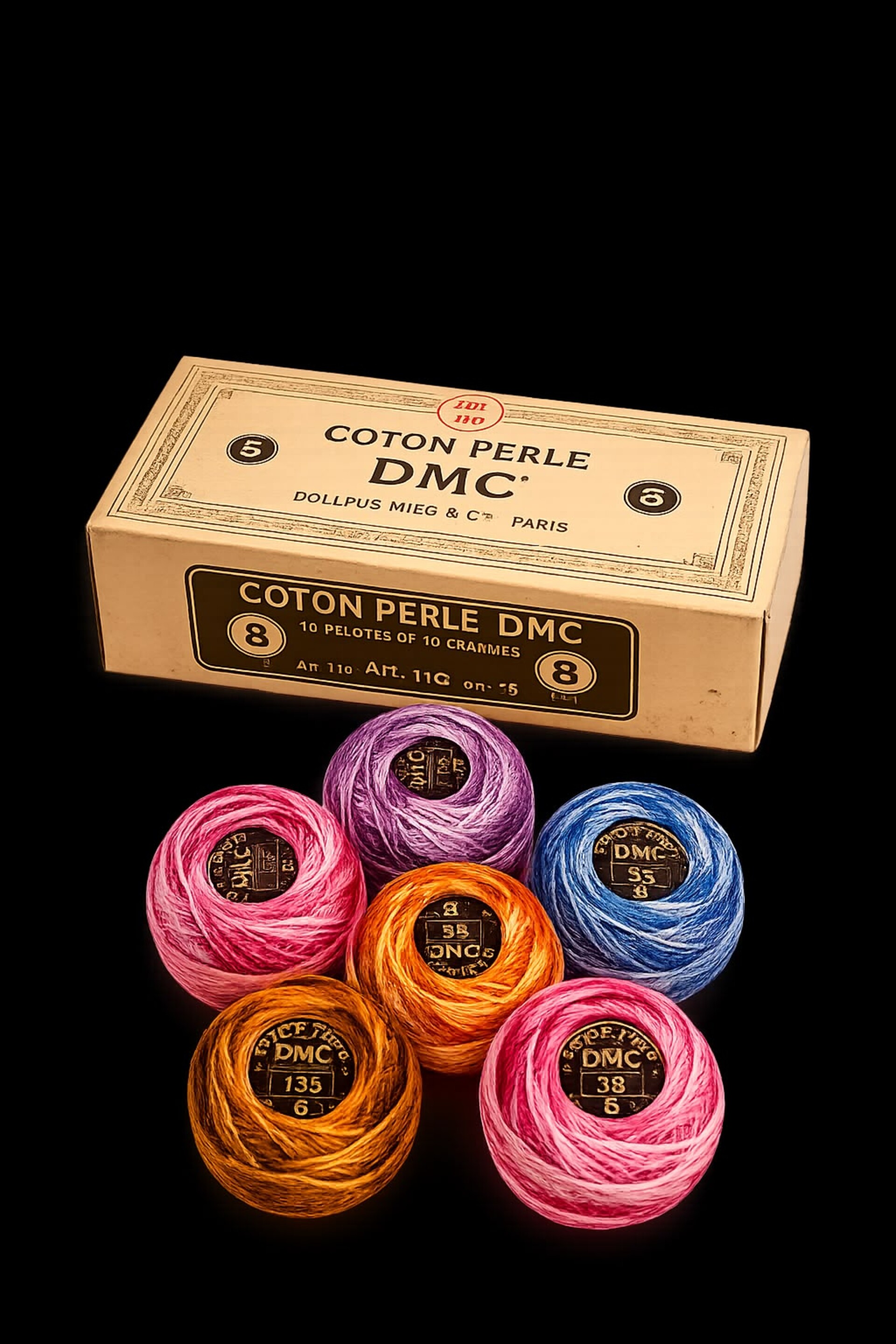 COTON PERLE' SCATOLA 10 GOMITOLI Dmc coton perlè