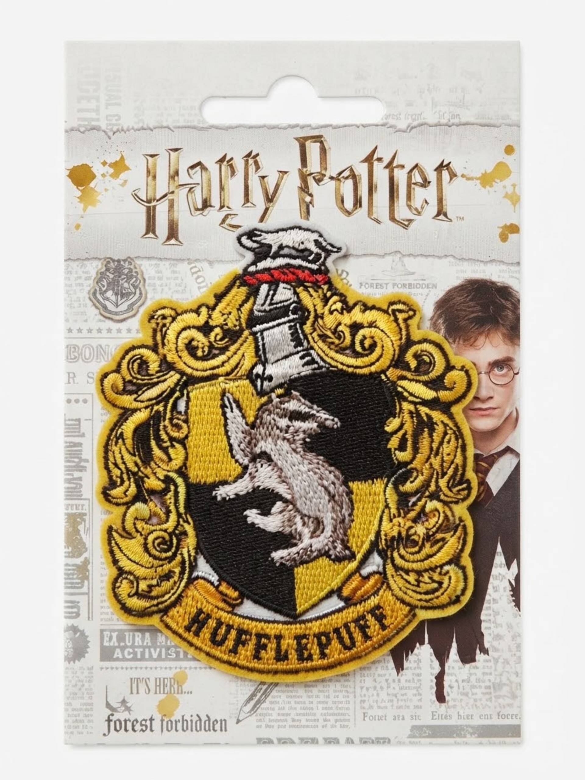 Stampa Termoadesiva Harry Potter Tassorosso/Hufflepuff Marbet Applicazione