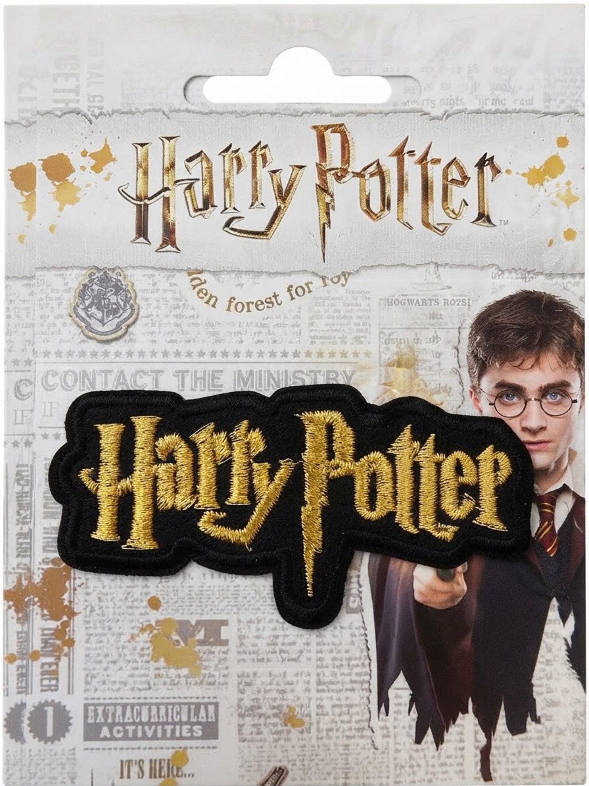 Stampa Termoadesiva Scritta Harry Potter Marbet Applicazione