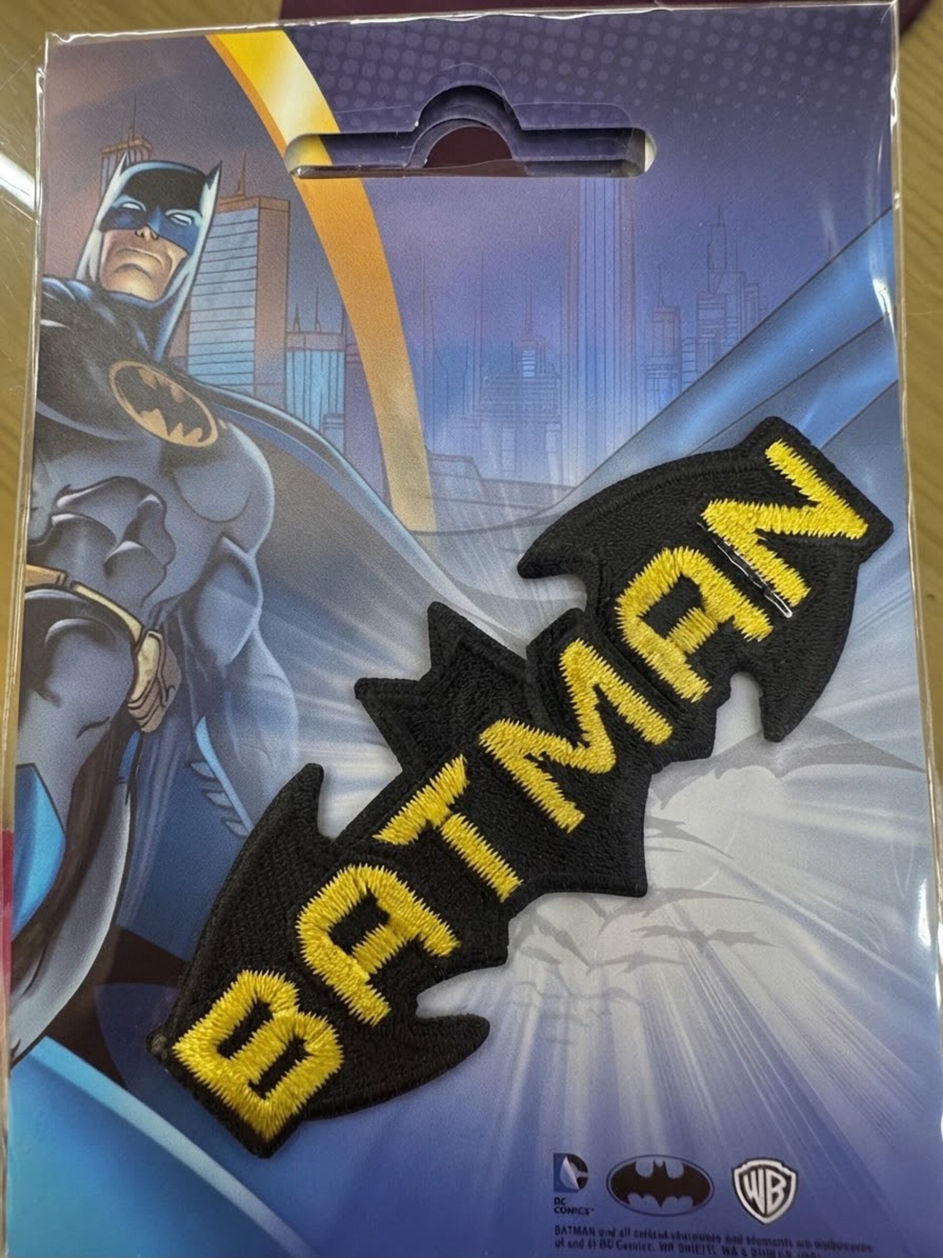 Termoadesivo Scritta Batman Marbet Applicazione