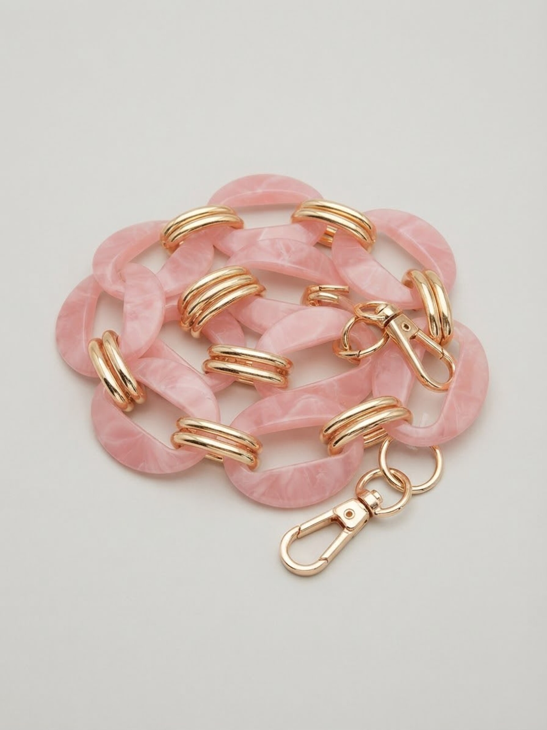Catena resina round con anello+moschettoni Tre Sfere catena