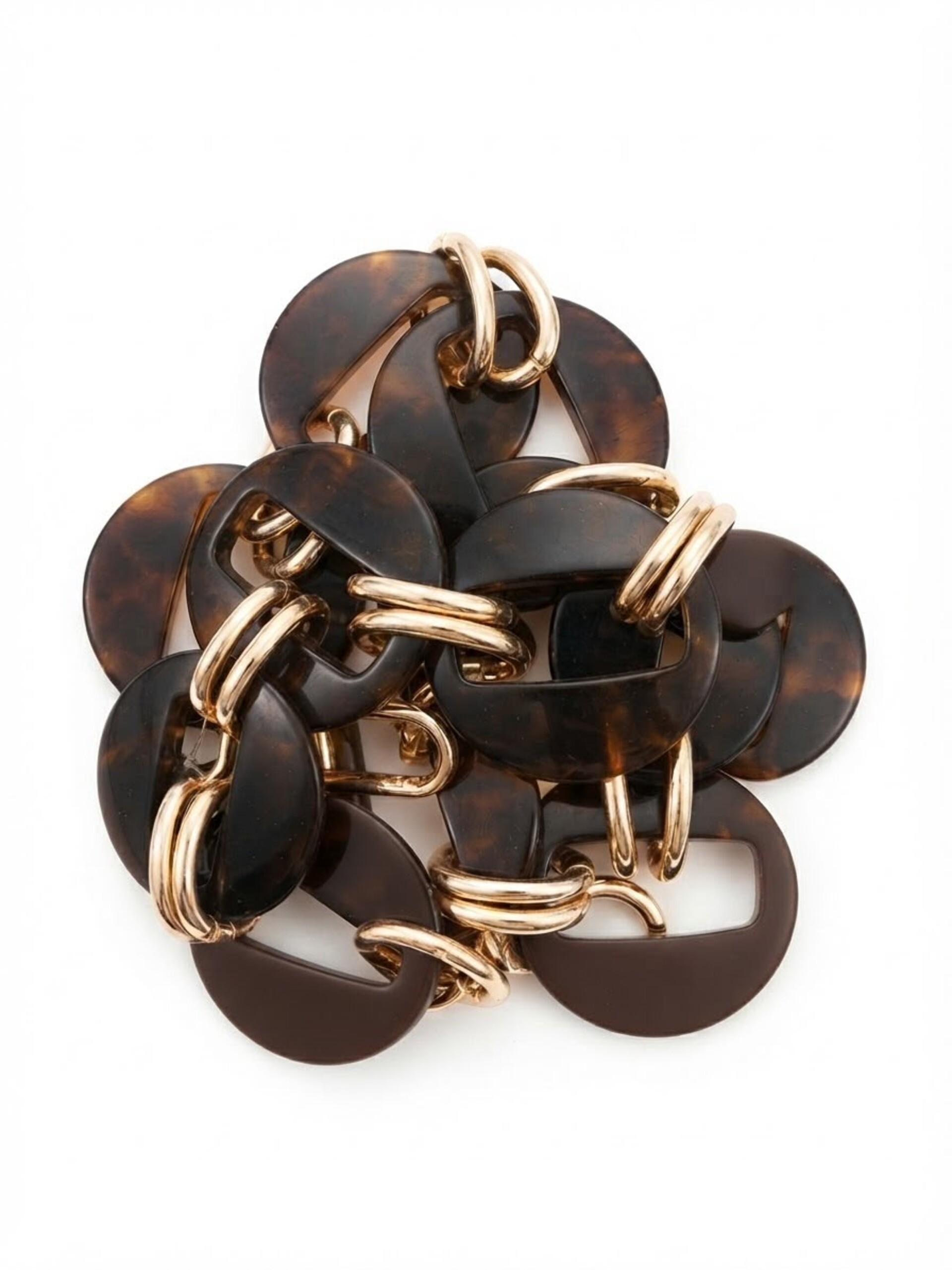 Catena resina round con anello+moschettoni Tre Sfere catena