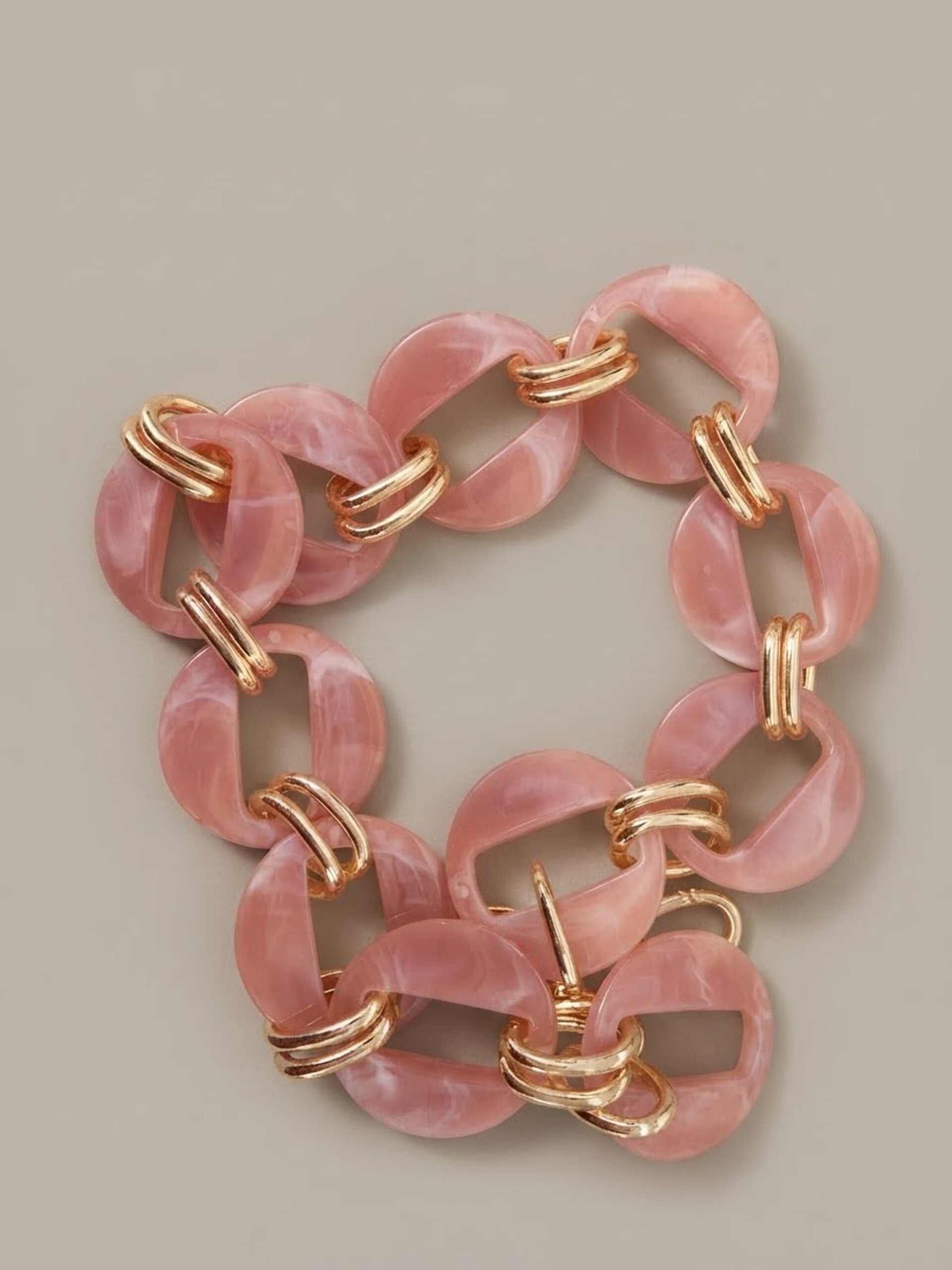 Catena resina round con anello+moschettoni Tre Sfere catena