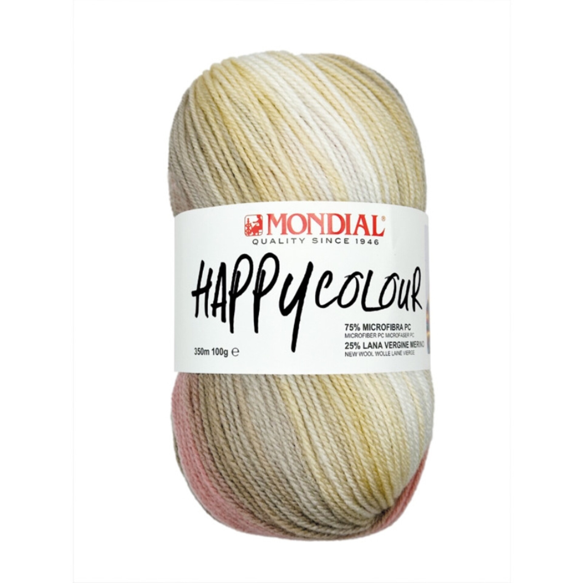 HAPPY COLOUR 75% Microfibra PL 25% Lana Merino Mondial Filati