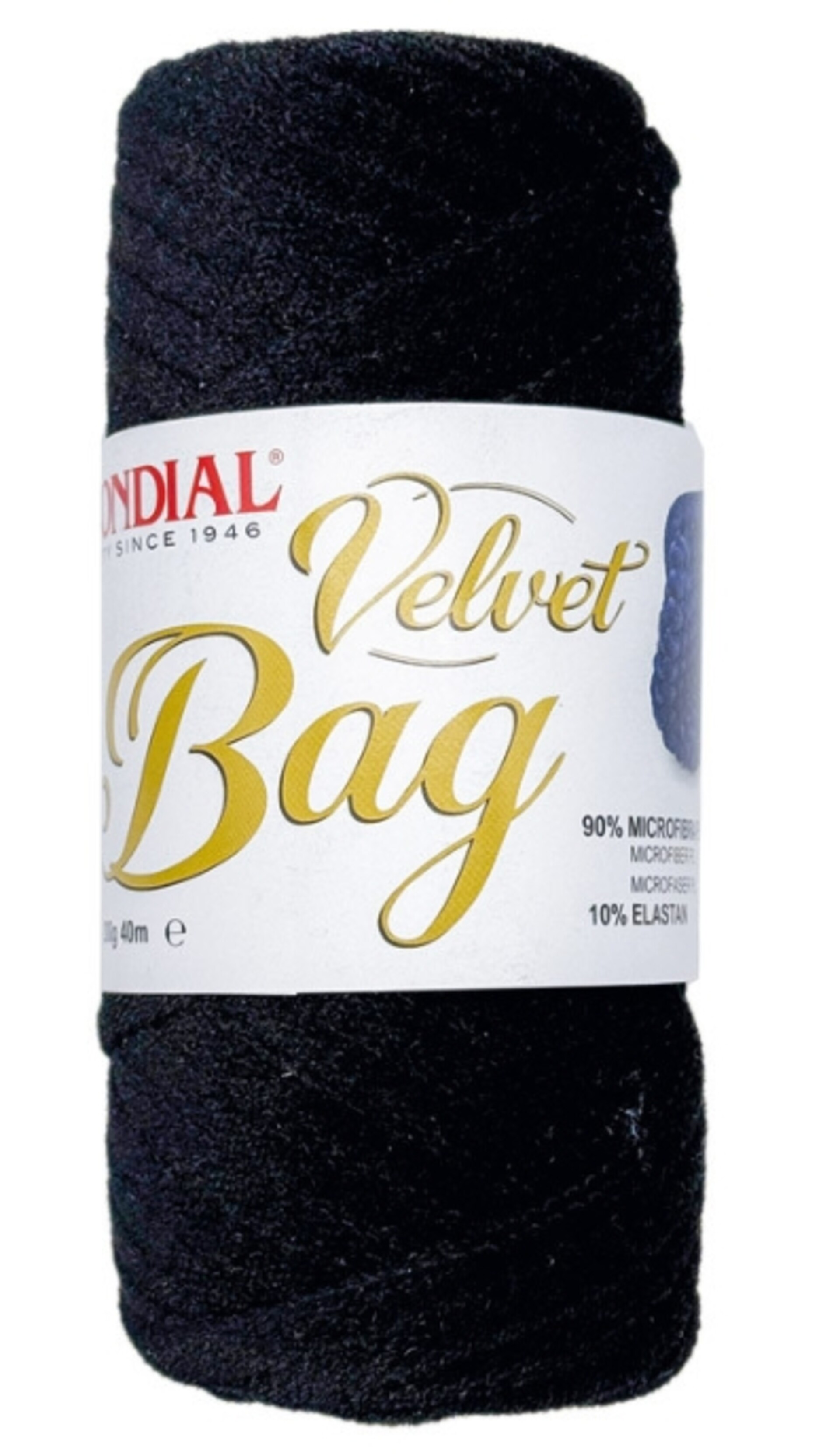 VELVET BAG 90% Microfibra PL 10% Elastan Mondial velvet bag