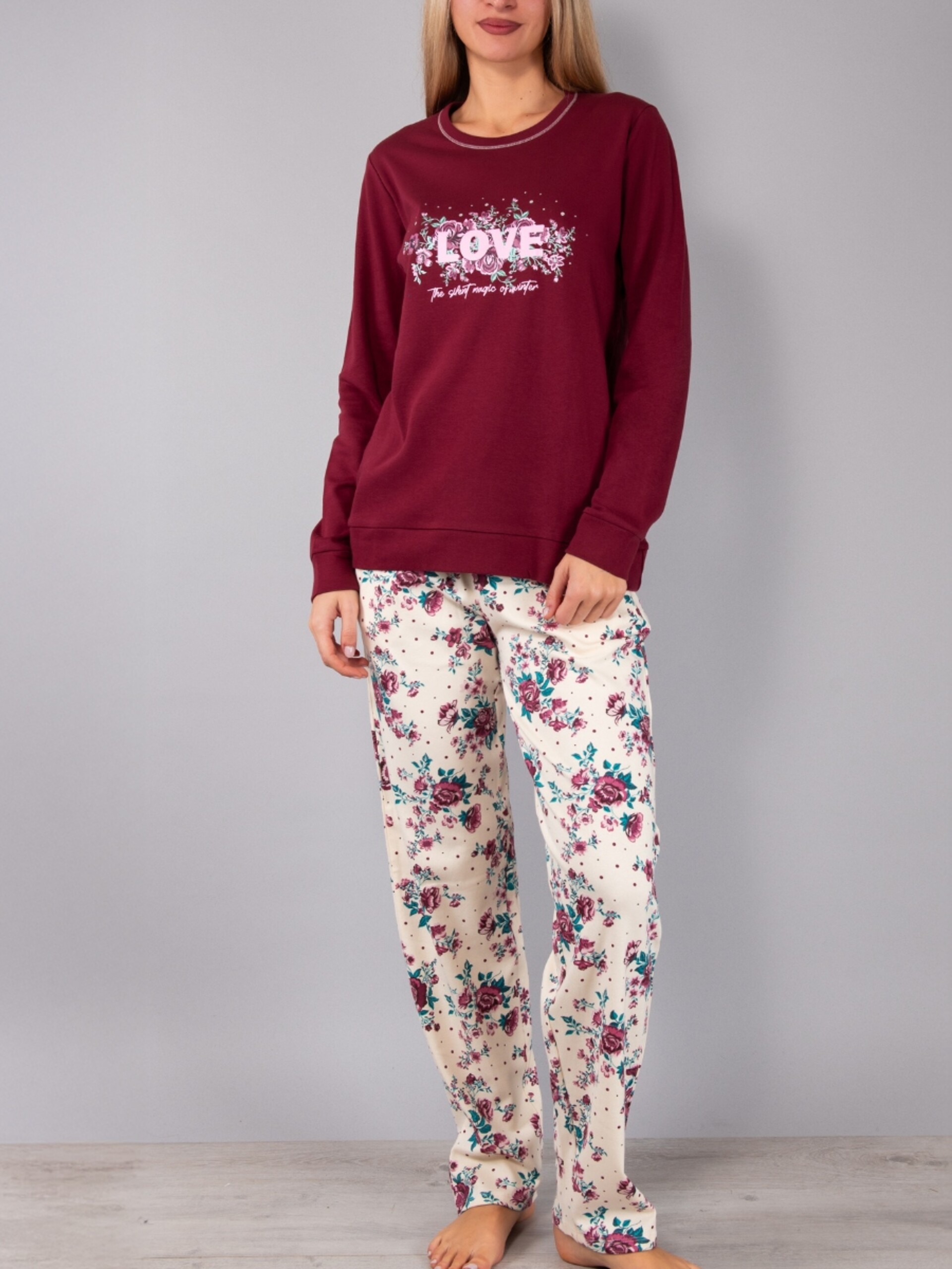 Pigiama Girocollo + Pantalone con Tasche Verdissima Pigiama Girocollo
