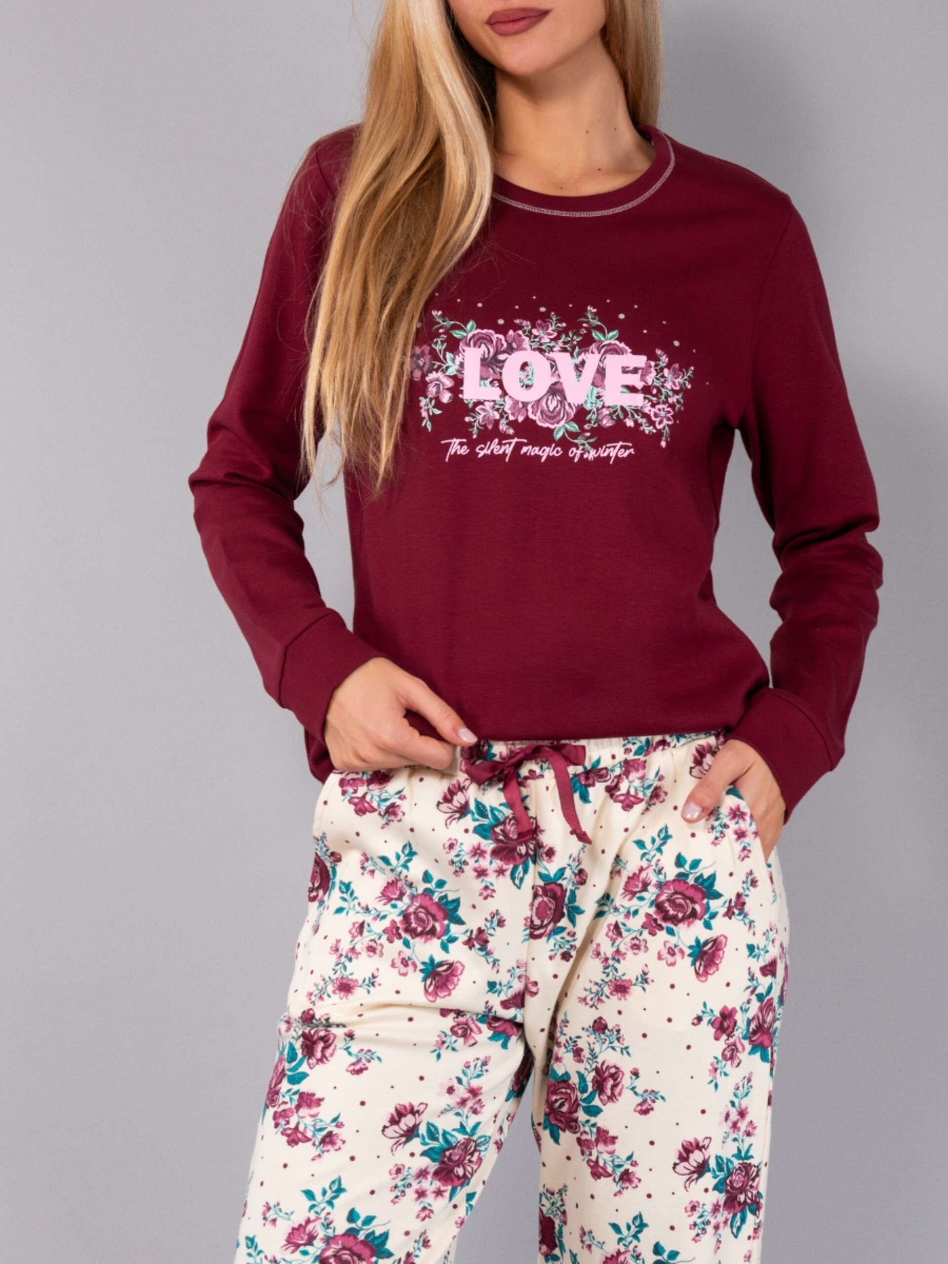 Pigiama Girocollo + Pantalone con Tasche Verdissima Pigiama Girocollo