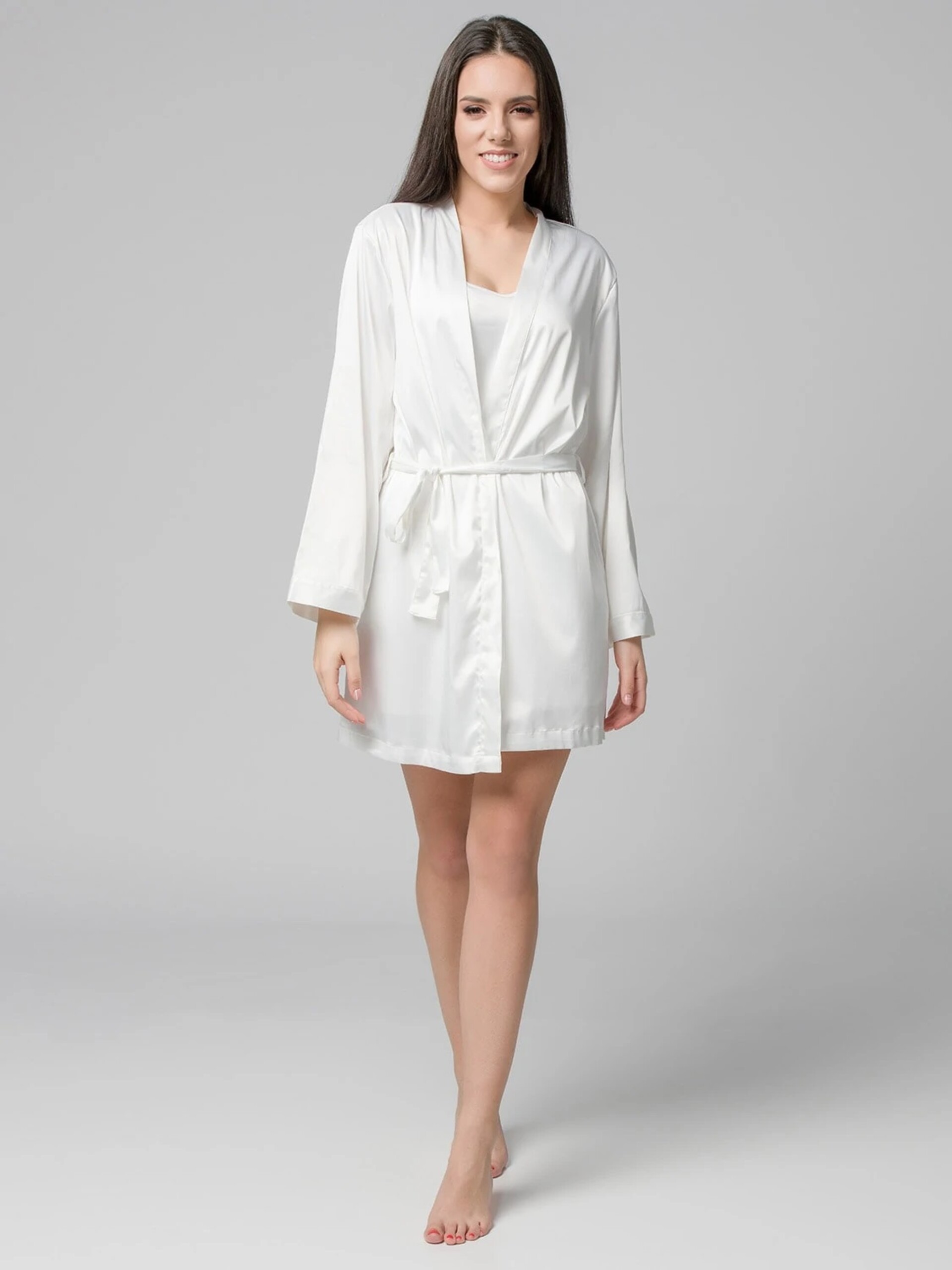 Kimono e Sottoveste Sposa Luna