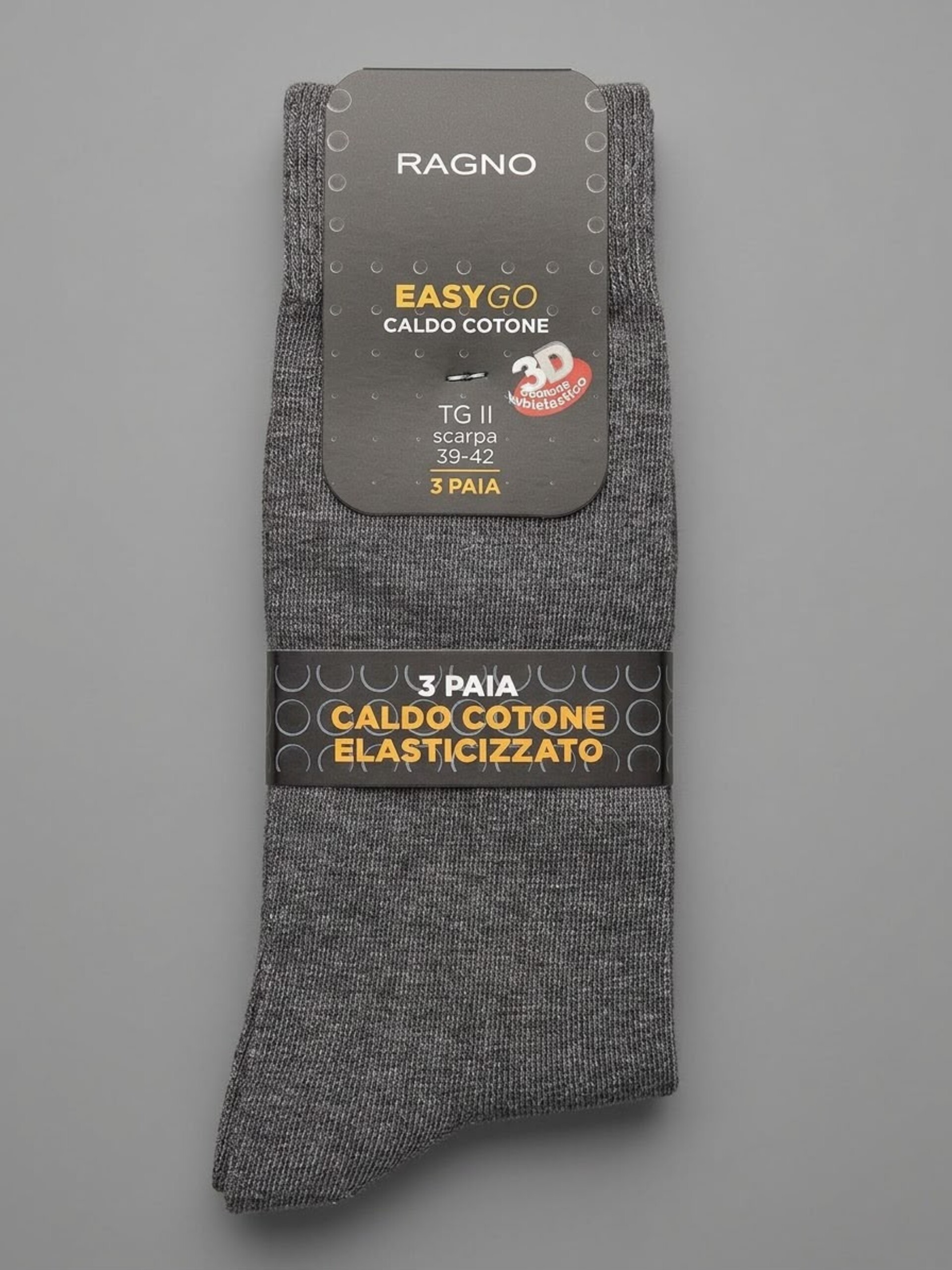 Calza Corta Uomo tripack T. UNITA Ragno calza uomo
