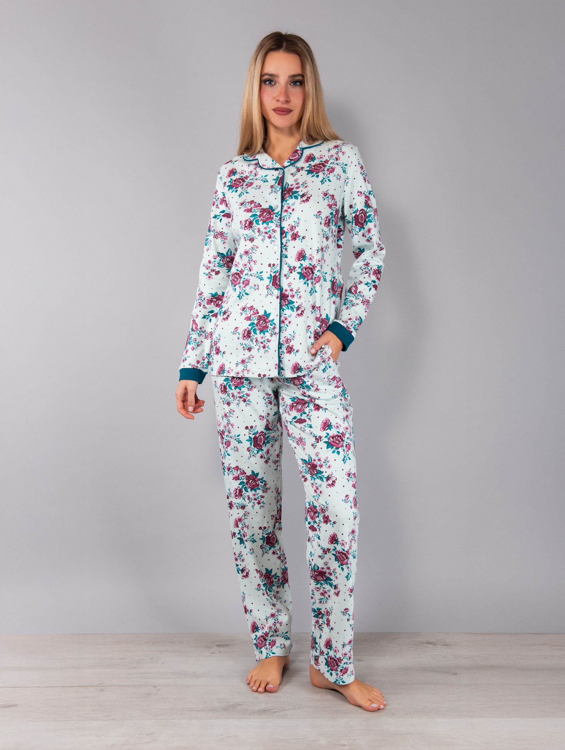 Pigiama Aperto + Pantalone con Tasche Verdissima
