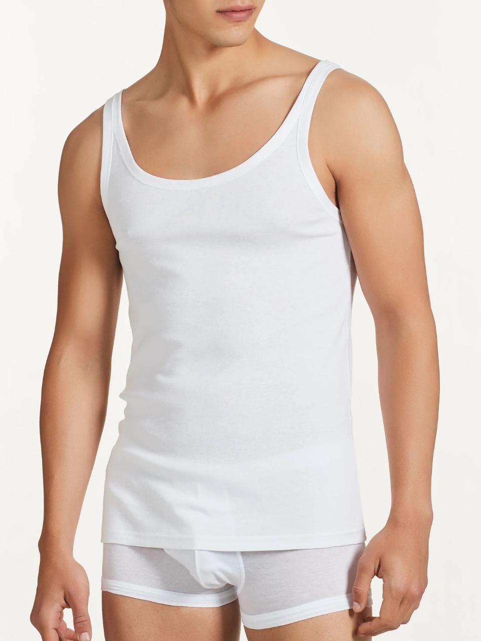 100 COTONE SS UOMO Ragno Maglia in cotone spalla stretta uomo.