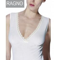 100MERINO RSL D Ragno Canottiera spalla larga