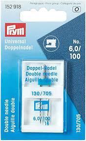 Aghi per macchina gemelli 130/705H 100/6,0mm Prym Aghi x macchina gemelli