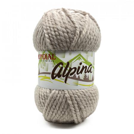 ALPINA 
70% Microfibra PC 20% Alpaca 10% Lana Vergine Merino Mondial