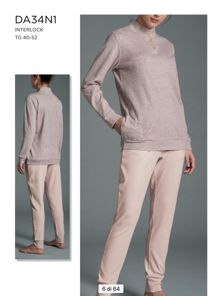 CaldoCoton  PGLS Ragno pigiama donna