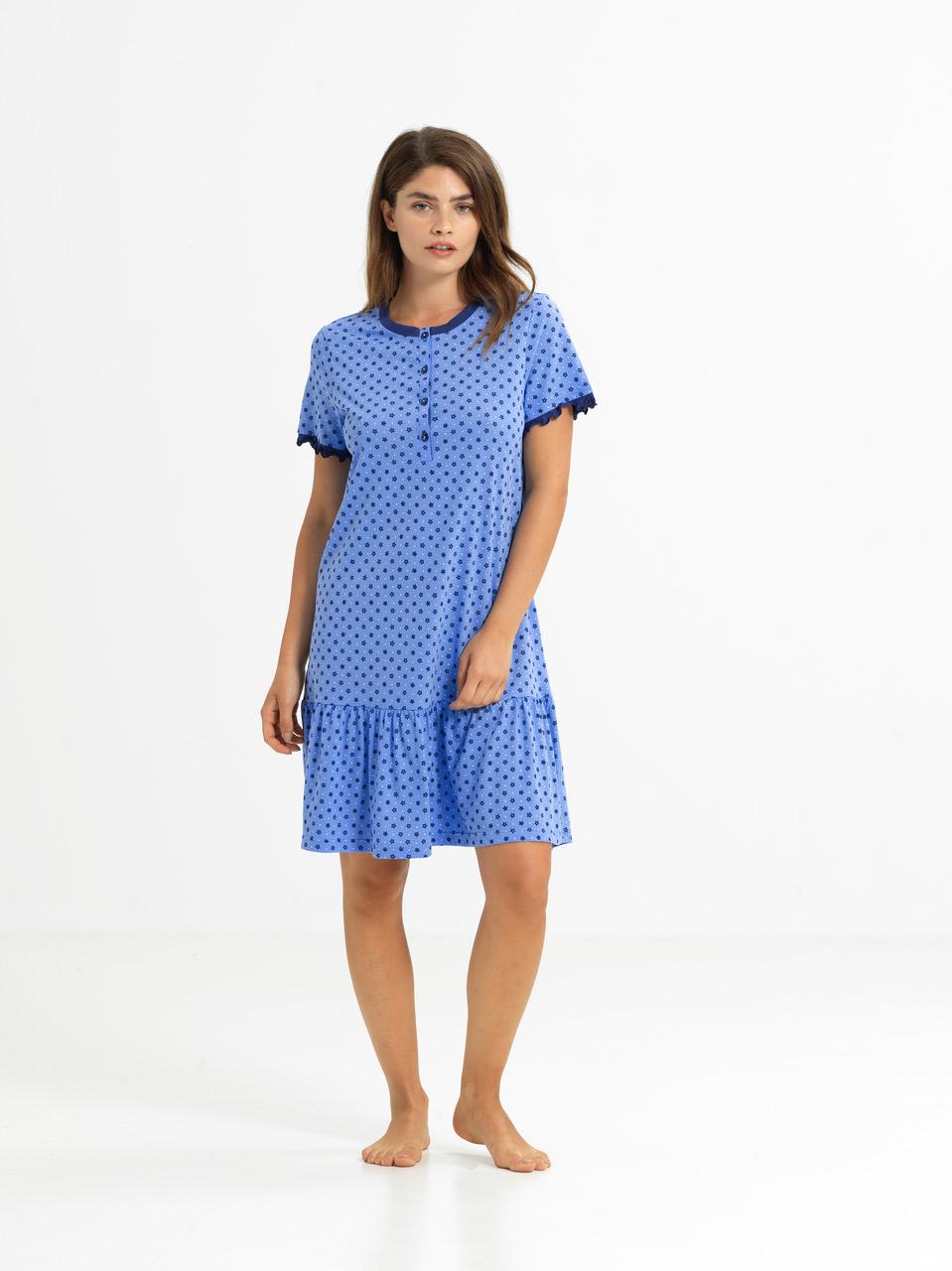 Camicia da notte m/c serafino SMOOTHIE Bisbigli Camicia da notte