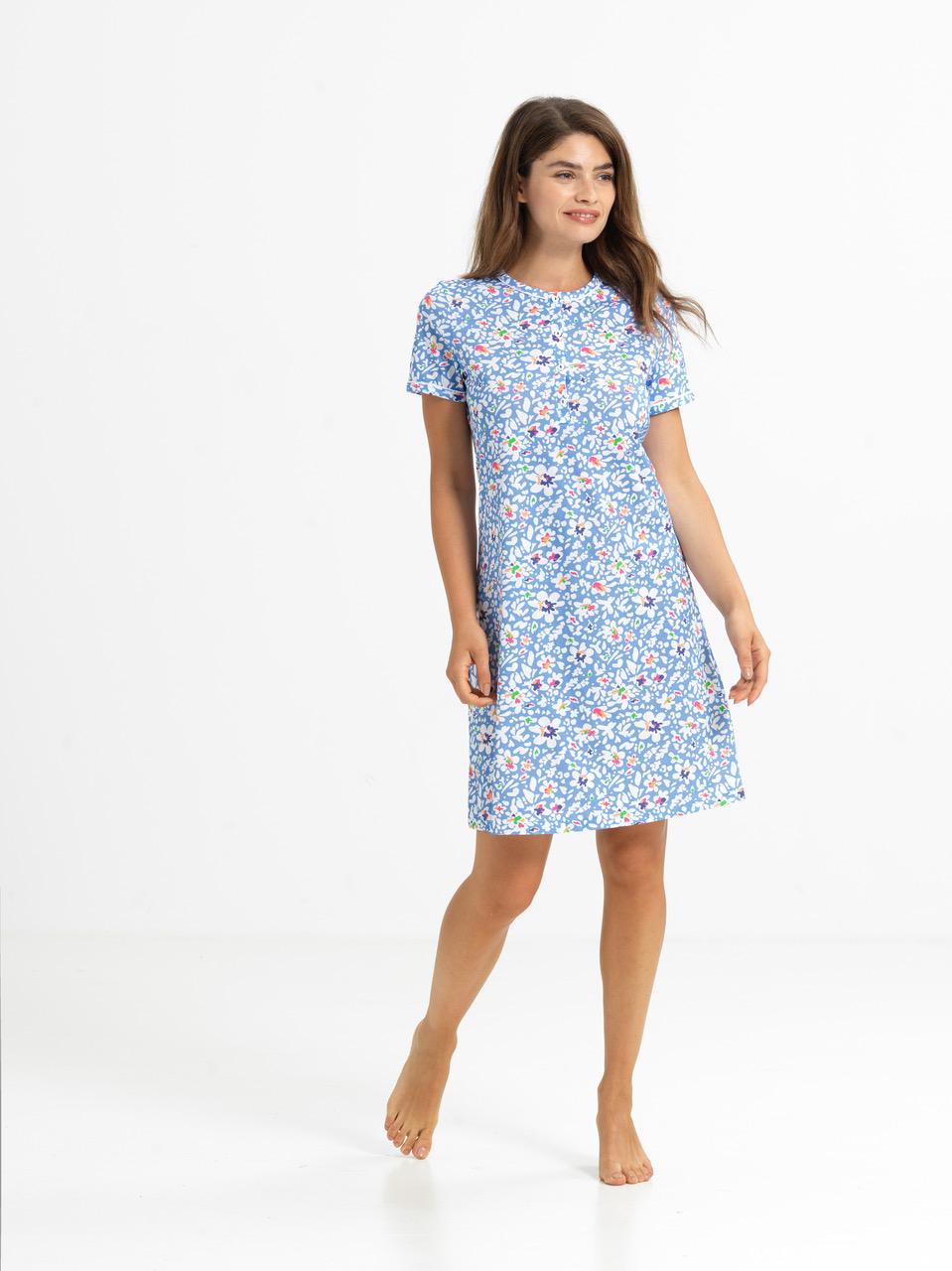 Camicia da notte m/c serafino SMOOTHIE Bisbigli Camicia da notte