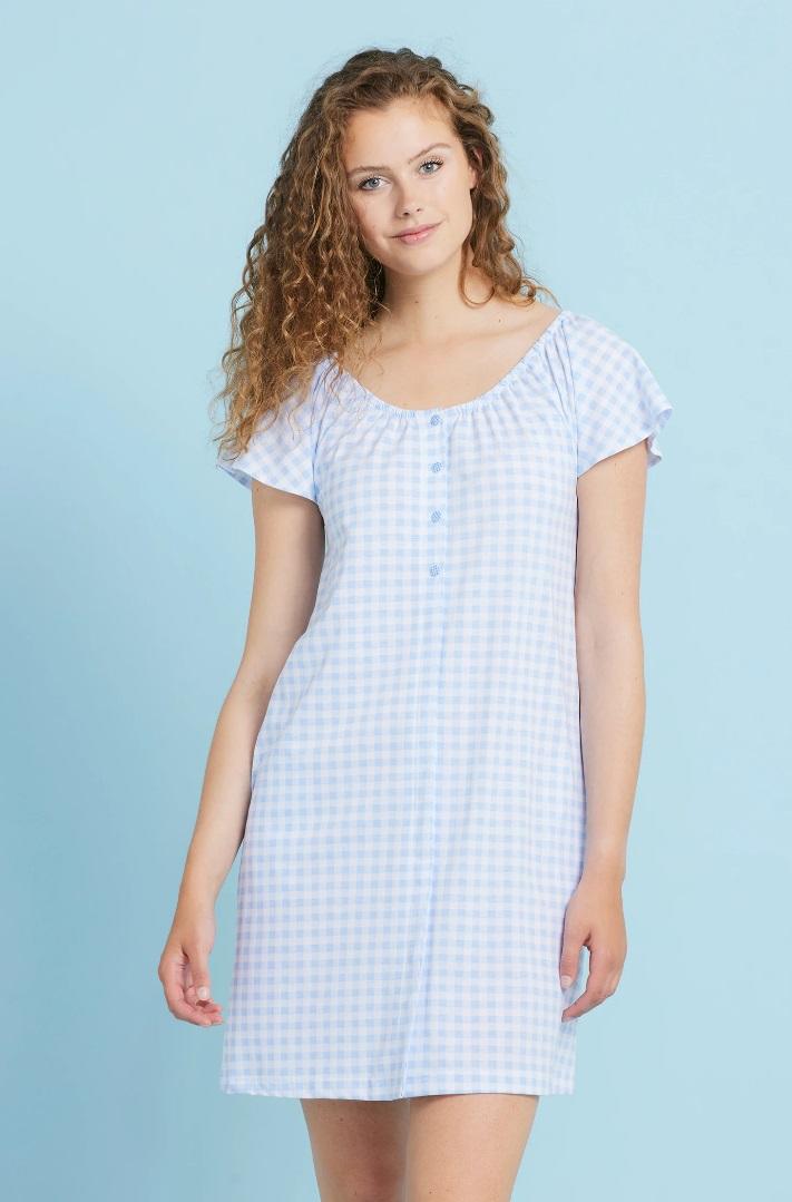 Camicia da Notte Manica Corta Noi Di Notte Camicia da Notte Manica Corta