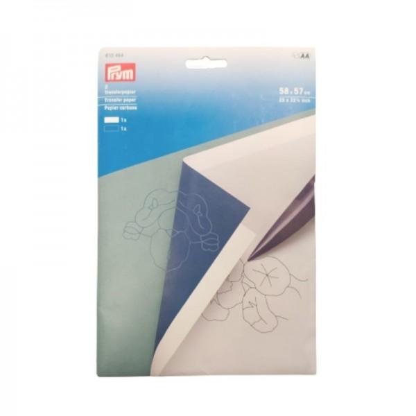Carta trasferibile bianco/blu Prym