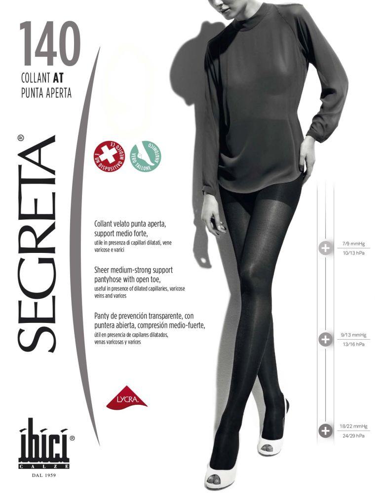 SEGRETA COLLANT 140 PUNTA APERTA Ibici collant punta aperta