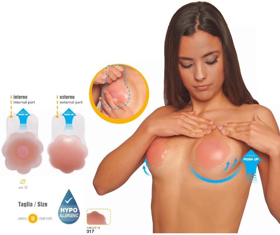 COPRICAPEZZOLO GEL PETALS UP BRA Marbet copricapezzoli