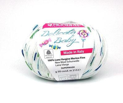 DELICATA BABY
100% Lana Vergine Merino Fine Superwash -50 gr- Mondial
