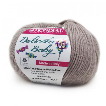 DELICATA BABY
100% Lana Vergine Merino Fine Superwash -50 gr- Mondial