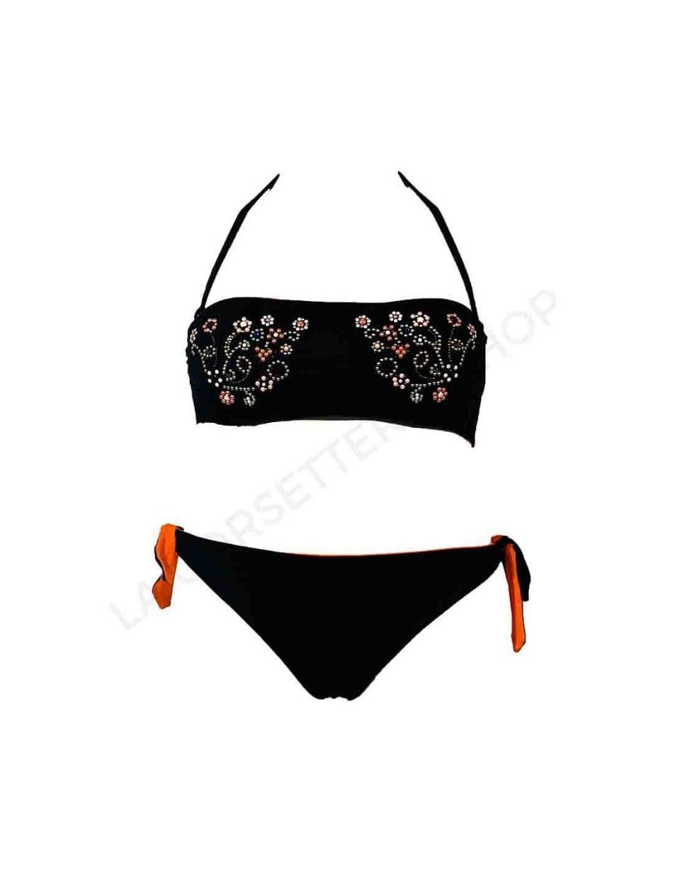 FASCIA ESTR + SLIP ANNODATO Verdissima Bikini Fascia