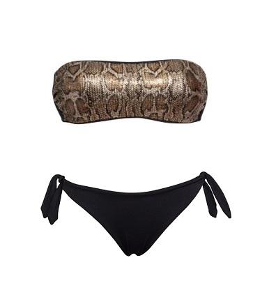 FASCIA ESTRAIBILE + SLIP ANNODATO Verdissima Bikini Fascia