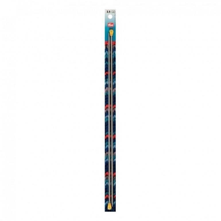 Ferri maglia alluminio grigio perla 40 cm 3,50 mm Prym