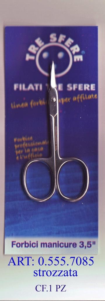 FORB. DA MANICURE CURVE Tre Sfere Forbici