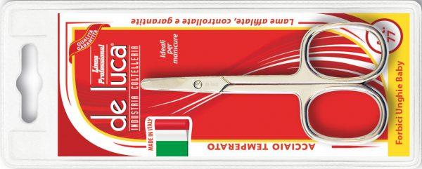 FORBICI PER UNGHIE BABY PUNTE CURVE De Luca Forbici per manicure baby