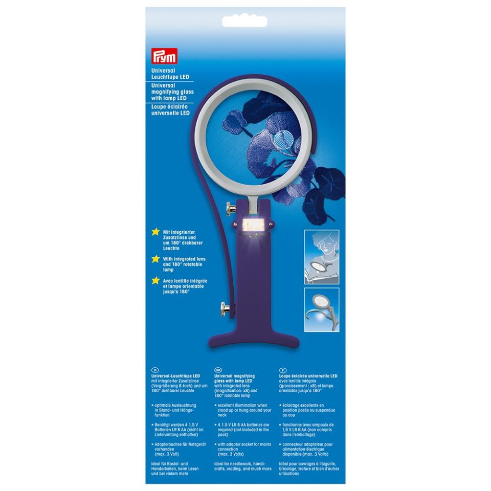 Lente d'ingrandimento LED Prym
